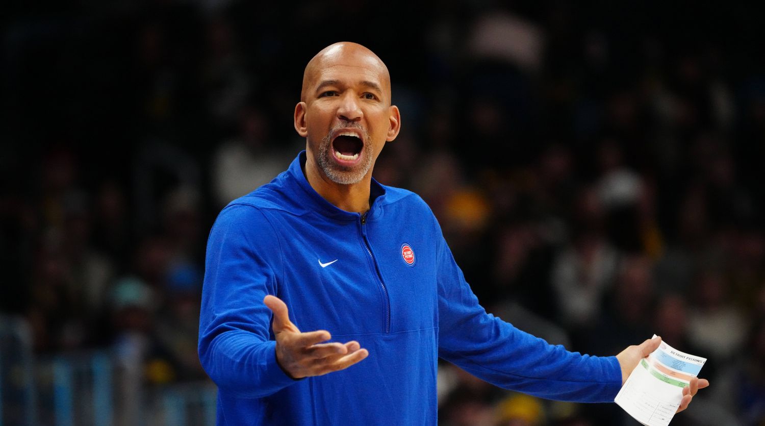Detroit Pistons head coach Monty Williams.